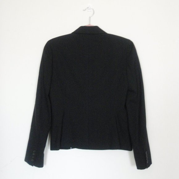 J. Crew | Black Classic Two Button Wool Blazer - Picture 7 of 11